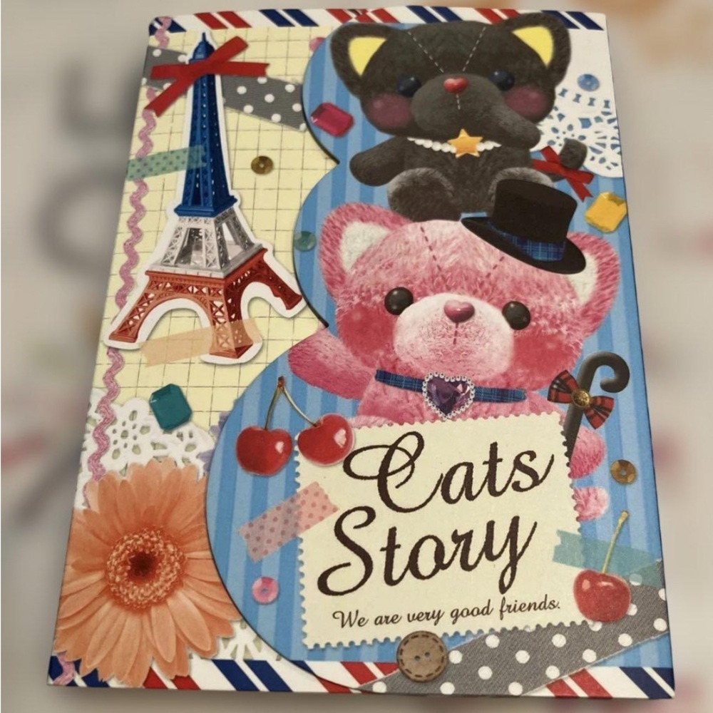 Vintage Cats Story Memo Pad